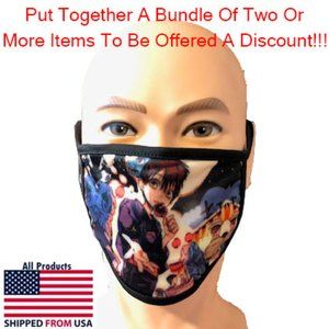 Washable Kid's Anime Face Mask #4